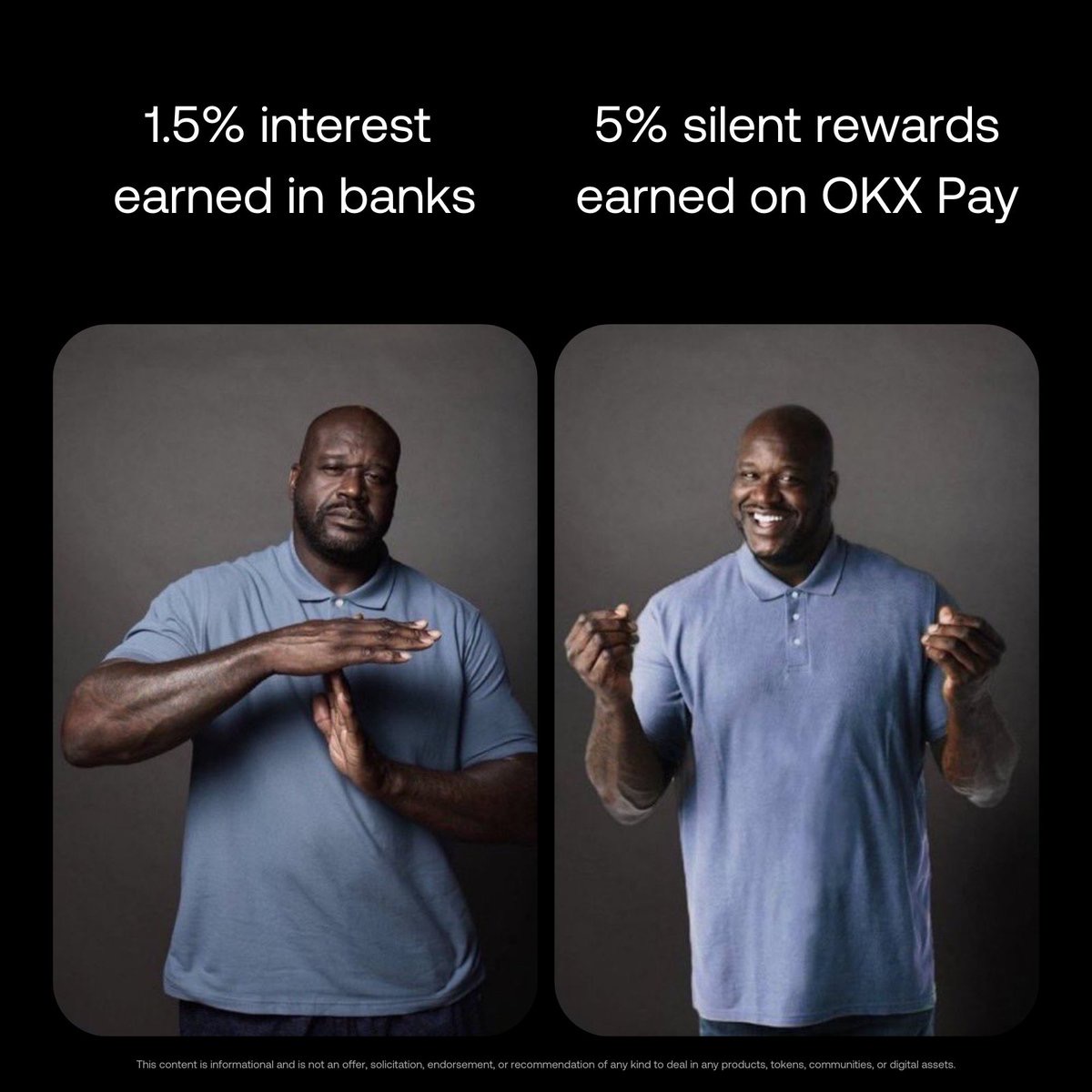 okx's tweet image. HOT: Silent rewards on your crypto
NOT: TradFi scraps.
Coulda used crypto… still can.
Get OKX Pay Now → okx.com/pay