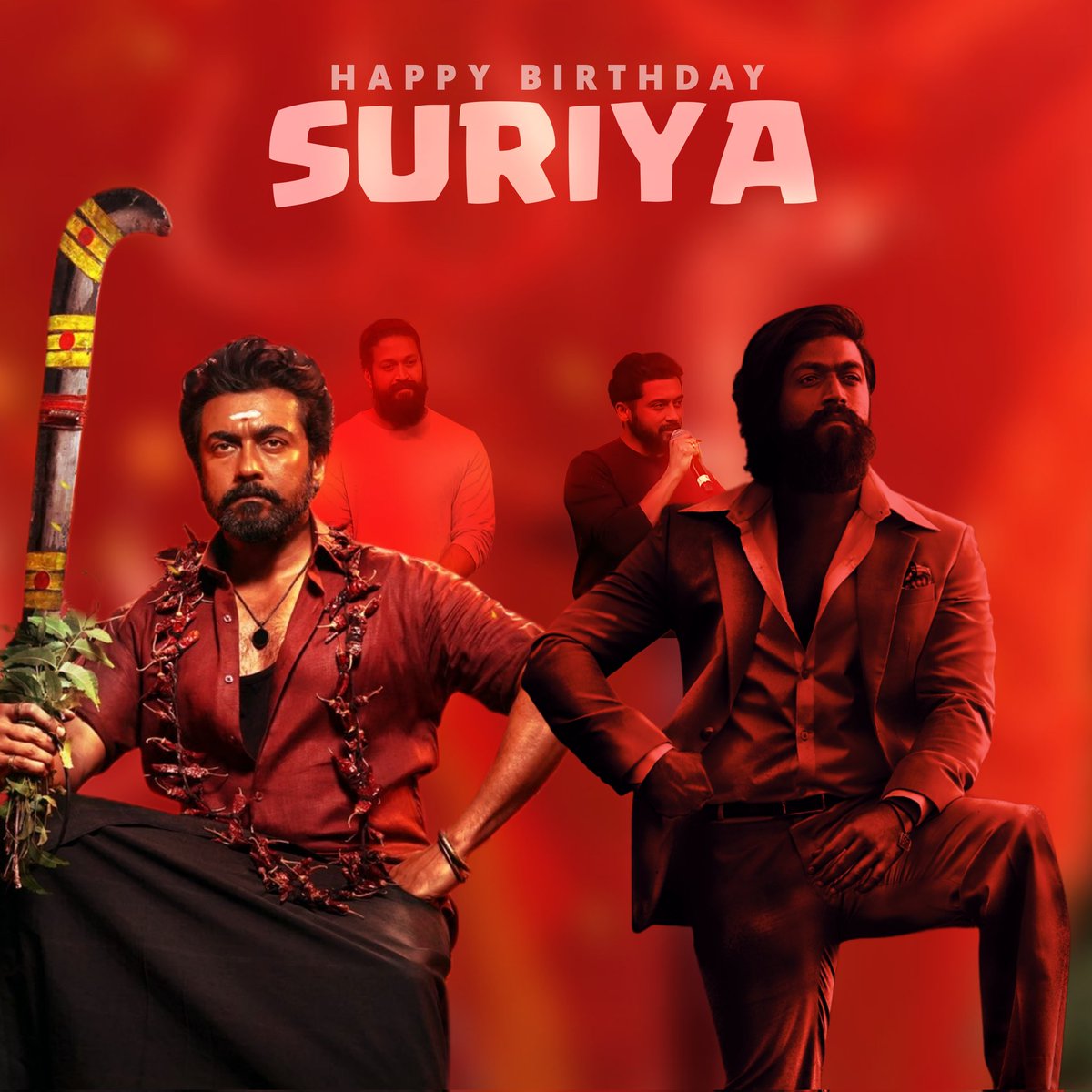 Yash Trends ™ (@yashtrends) on Twitter photo Wishing a very happy birthday to <a href="/Suriya_offl/">Suriya Sivakumar</a> sir, on behalf of Rocking Star #YashBOSS fans ❤️
Best Wishes for #Karuppu
#HappyBirthdaySuriya
#ToxicTheMovie #Yash Wishing a very happy birthday to <a href="/Suriya_offl/">Suriya Sivakumar</a> sir, on behalf of Rocking Star #YashBOSS fans ❤️
Best Wishes for #Karuppu
#HappyBirthdaySuriya
#ToxicTheMovie #Yash