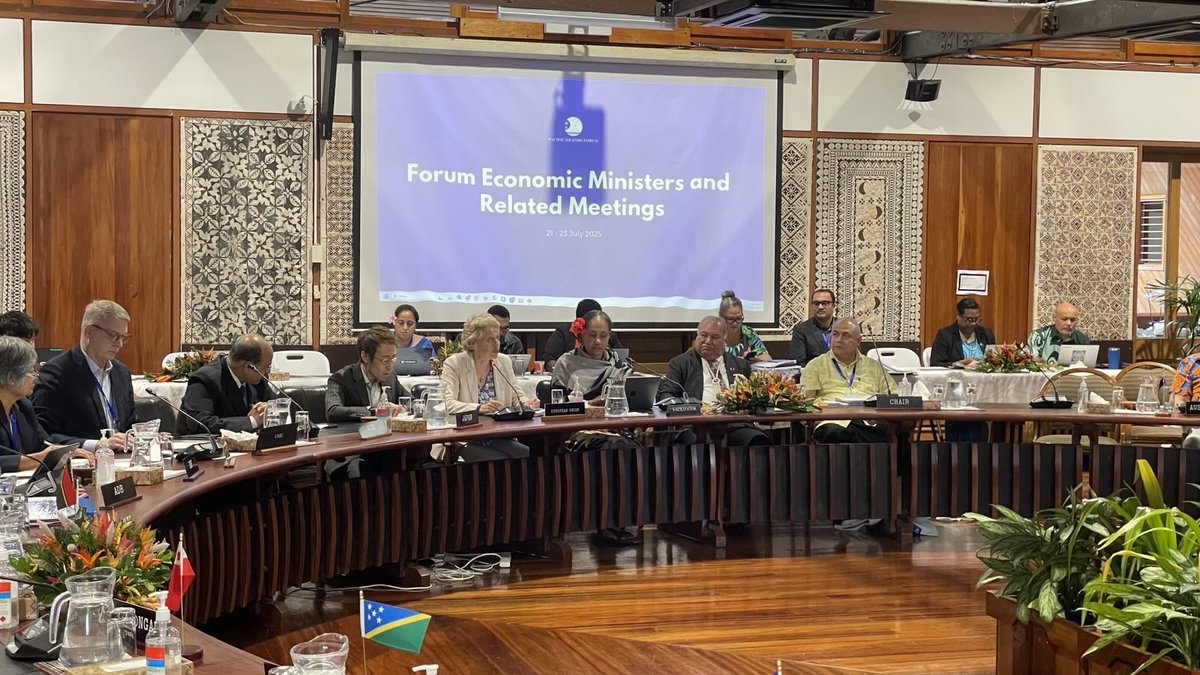 BPlinkertEU's tweet image. Grateful for the opportunity to address Pacific Islands Forum Economic Ministers @ForumSEC today. 🇪🇺 is committed supporting Pacific-led frameworks through Global Gateway and tailored cooperation on regional economic integration and connectivity. @EUPasifika