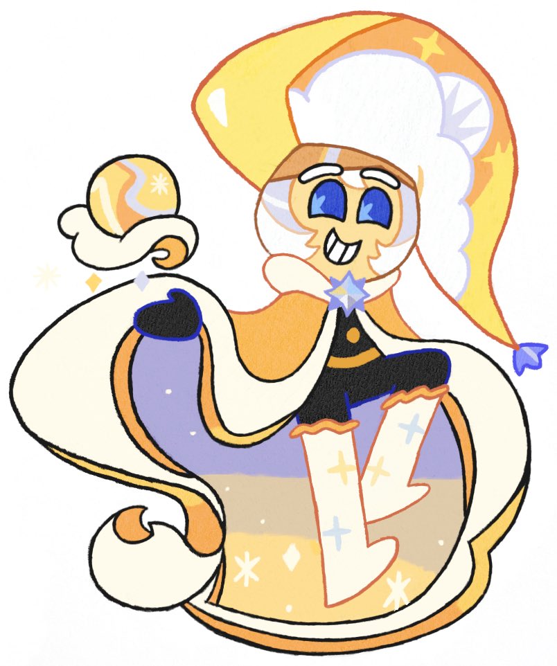 JJSponge120's tweet image. Dreamweaver Cookie in my own style! #CookieRun #CookieRunOvenBreak #Devsisters #DreamweaverCookie #Dreamweaver #Cookie