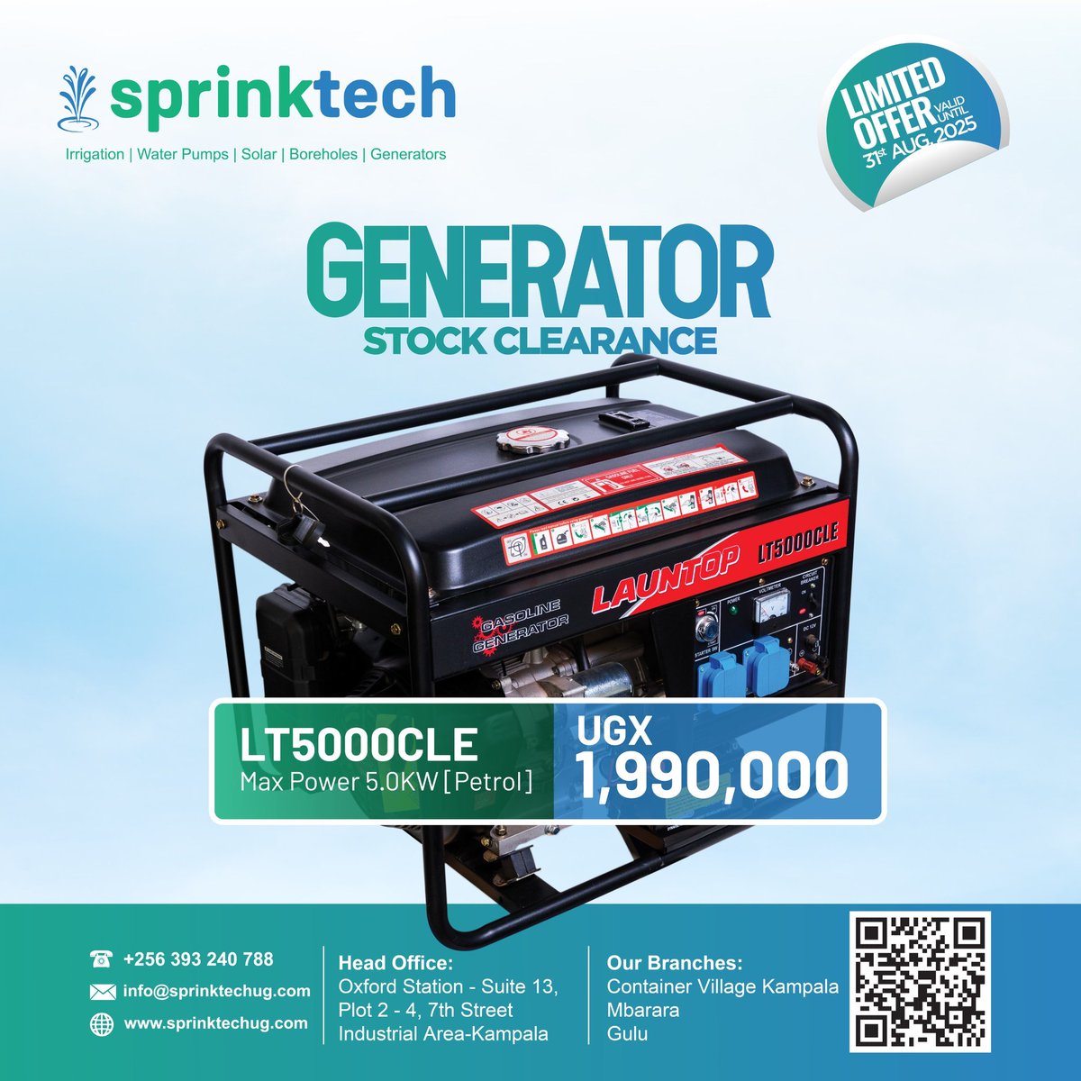 Sprinktech (@sprinktech) on Twitter photo #ProductOfTheDay
Your farm and or business are your source of income and your home, your place of comfort for rest
These two become what you make them. Make them have sustainable power with a sustainable power back up and yield endless results throughout the year
<a href="/sprinktech/">Sprinktech</a> #ProductOfTheDay
Your farm and or business are your source of income and your home, your place of comfort for rest
These two become what you make them. Make them have sustainable power with a sustainable power back up and yield endless results throughout the year
<a href="/sprinktech/">Sprinktech</a>