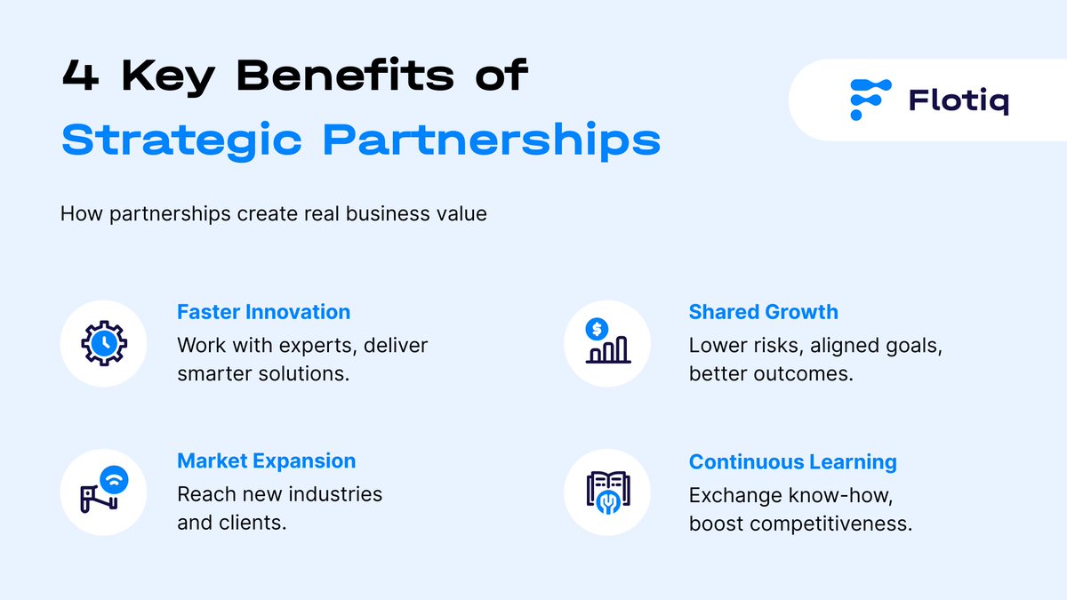 🤝 #Partnerships = Growth Engine
Done right, they accelerate growth, unlock new markets, and drive real innovation.
At #Flotiq, our Partner Program is all about shared goals and long-term success.
🔍 See how we do it 👉flotiq.com/blog/partner-w…

#BusinessGrowth #HeadlessCMS