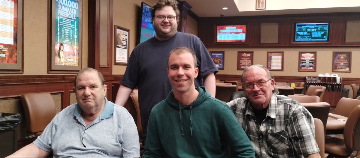 SPPokr's tweet image. Congratulations to our four finalists in the 2pm $120 Omaha 8 or better tournament. Allen took home the prized South Point medallion #southpoint hotel casino and spa