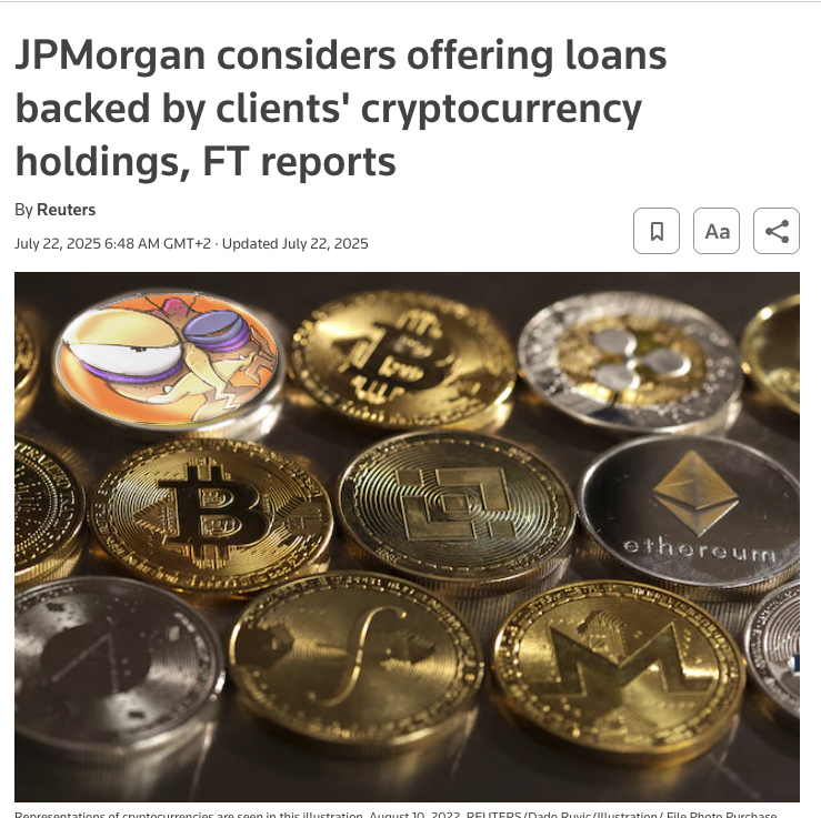 Smackmio's tweet image. YOU ARE NOT BULLISH ENOUGH!
You heard it first at @Smackmio
Got your biggest backing in $HBAR? Let us know!
Link:reuters.com/business/finan…