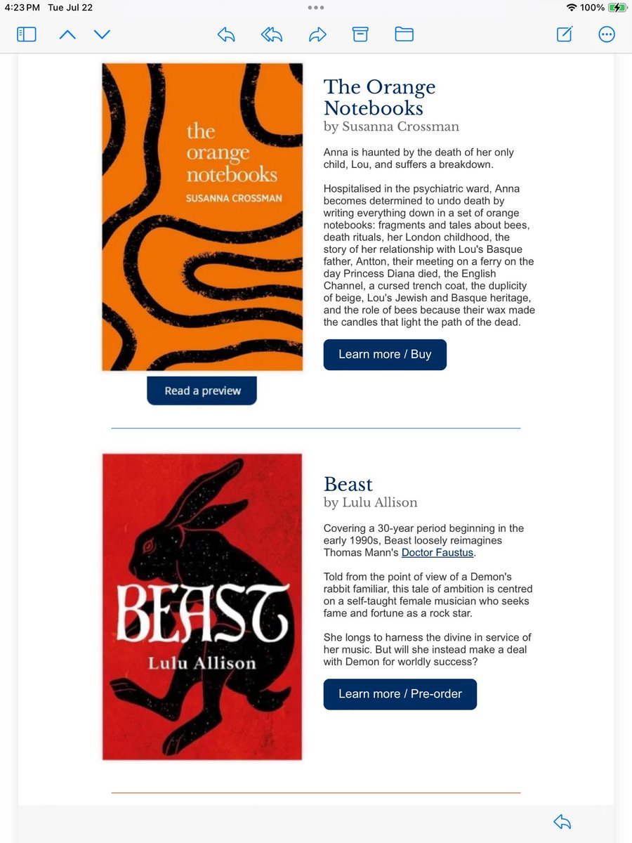 Bluemoose Books (@ofmooseandmen) on Twitter photo Good morning and many thanks to <a href="/blackwellbooks/">Blackwell's</a>
For showcasing Bluemoose Books in their latest newsletter.
<a href="/BlackwellsMcr/">BlackwellsManchester</a>
<a href="/blackwelloxford/">Blackwell's, Oxford’s Bookshop</a>
Fyi <a href="/crossmansusanna/">susannacrossman</a> Good morning and many thanks to <a href="/blackwellbooks/">Blackwell's</a>
For showcasing Bluemoose Books in their latest newsletter.
<a href="/BlackwellsMcr/">BlackwellsManchester</a>
<a href="/blackwelloxford/">Blackwell's, Oxford’s Bookshop</a>
Fyi <a href="/crossmansusanna/">susannacrossman</a>