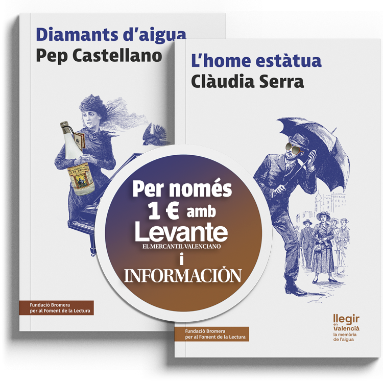 IIFV (@institut_iifv) on Twitter photo 📢 El cap de setmana, els dos últims llibres de «Llegir en valencià, la memòria de l’aigua» de la <a href="/fundaciobromera/">Fundació Bromera per al Foment de la Lectura</a> amb <a href="/levante_emv/">Levante-EMV</a> i <a href="/informacion_es/">INFORMACION.es</a>:
▶️ Dissabte 26: ‘Diamants d’aigua’, de Pep Castellano
▶️ Diumenge 27: ‘L’home estàtua’, de Clàudia Serra
#llegirenvalencià 📢 El cap de setmana, els dos últims llibres de «Llegir en valencià, la memòria de l’aigua» de la <a href="/fundaciobromera/">Fundació Bromera per al Foment de la Lectura</a> amb <a href="/levante_emv/">Levante-EMV</a> i <a href="/informacion_es/">INFORMACION.es</a>:
▶️ Dissabte 26: ‘Diamants d’aigua’, de Pep Castellano
▶️ Diumenge 27: ‘L’home estàtua’, de Clàudia Serra
#llegirenvalencià
