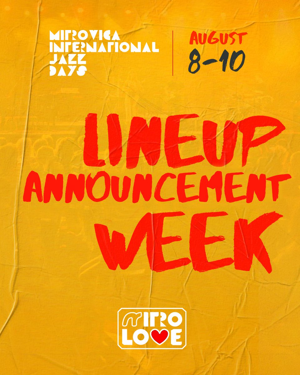 This week, we’re thrilled to announce some amazing musicians that will be arriving in our beautiful city soon! Let’s all come together and share some real #MitroLove 📷