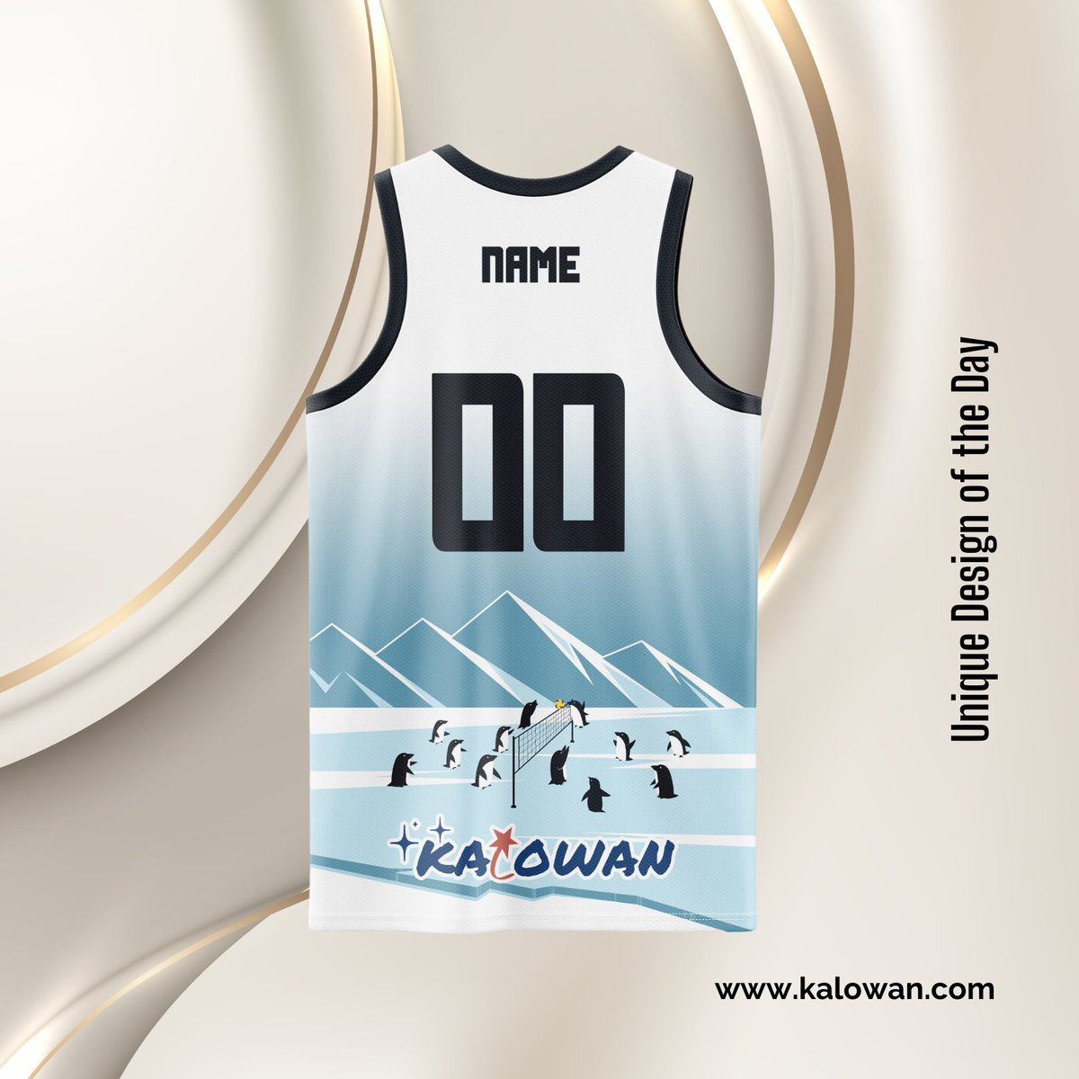 Penguins, but Make It Volleyball. 

DNR Volleyball is back with a jersey that freezes the court—crisp white, arctic blue, and penguin game vibes. 🐧

Built for NYC's Big City Volleyball League.

👉 kalowan.com
#CustomJersey #NYCVolleyball #TeamKalowan #PlayWithPride