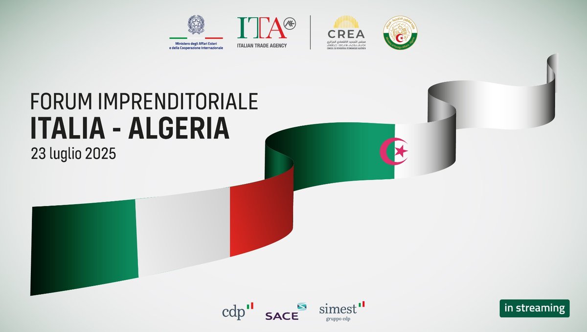 ItalyMFA's tweet image. 🔴Il Min. @Antonio_Tajani con il MAE🇩🇿 @AhmedAttaf_Dz aprono il Business Forum Italia-Algeria. 📽️Segui la diretta👇 youtube.com/live/Vypp8WBsR…