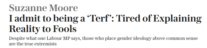 WRP_NZ's tweet image. Good article from Suzanne Moore. "The idea that sex itself was changeable & just an undefined feeling in your head? We didn’t buy any of this & we were seen as old, redundant, out of touch." Archived link - archive.ph/ISoke#selectio…