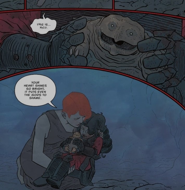 RainyWombat's tweet image. Young Diana and the turtle she saved in Absolute Wonder Woman #10