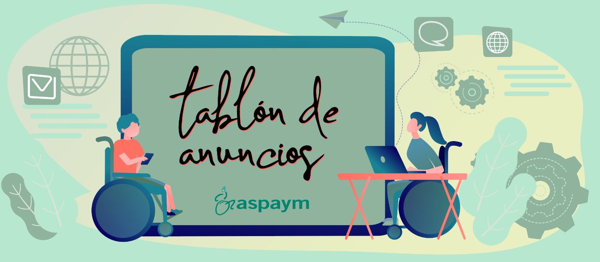 Aspaym Granada (@aspaymgranada) on Twitter photo 📣¿Conoces el Tablón de Anuncios de <a href="/ASPAYMNACIONAL/">ASPAYM Nacional</a> ?📣
En él podrás comprar 🛍y vender 💵todo tipo de productos para personas con #discapacidad 👨🦽.
Echa un vistazo 👀en: aspaym.org/tablon-de-anun…
Si tienes dudas llama 📲 al 606 71 40 28, te ayudaremos encantadas 🥰. #recursos 📣¿Conoces el Tablón de Anuncios de <a href="/ASPAYMNACIONAL/">ASPAYM Nacional</a> ?📣
En él podrás comprar 🛍y vender 💵todo tipo de productos para personas con #discapacidad 👨🦽.
Echa un vistazo 👀en: aspaym.org/tablon-de-anun…
Si tienes dudas llama 📲 al 606 71 40 28, te ayudaremos encantadas 🥰. #recursos