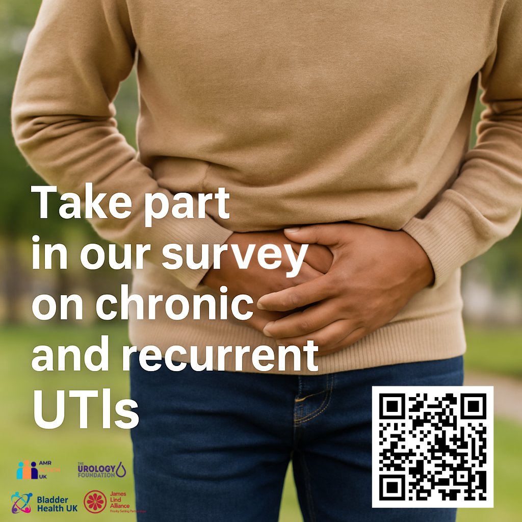 TUF_tweets's tweet image. Future research into chronic and recurrent #UTIs must reflect all experiences. If you’re male, a healthcare professional, from an ethnic minority background, or live in Scotland, Wales or Northern Ireland, we’d like to hear from you. Share your views: surveymonkey.com/r/UTI_PSP