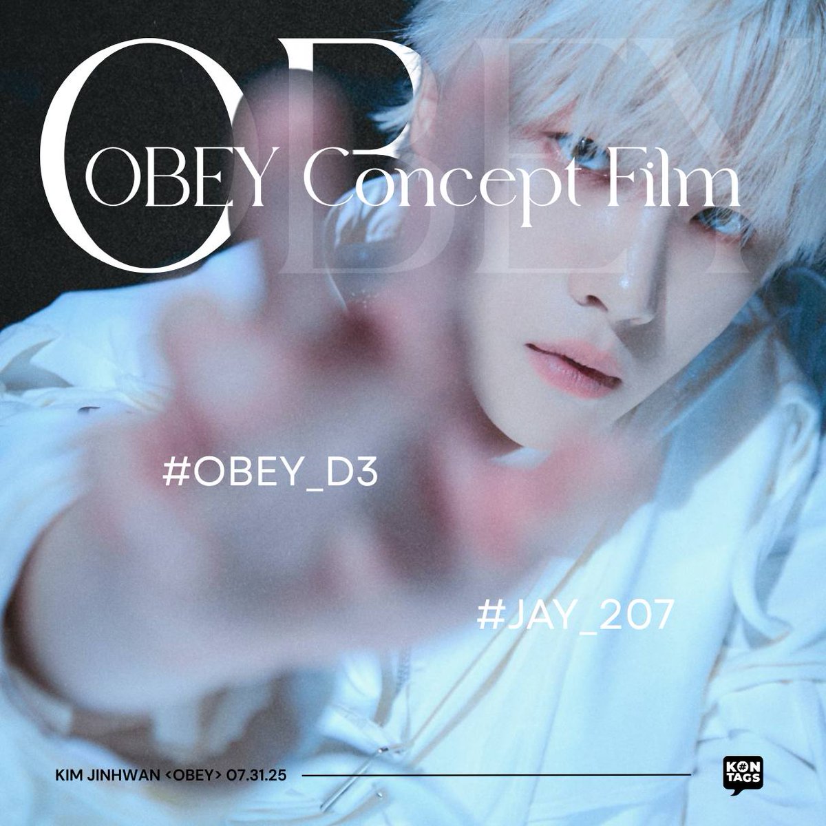 KONtags's tweet image. [🎉] Tags Party for #JINHWAN&apos;s &amp;lt;207&amp;gt; RELEASE — BEGINS NOW!

Don&apos;t forget to check out the concept film for &amp;lt;OBEY&amp;gt;!
🔜OBEY MV and 207 album release, only 3 days left!

OBEY CONCEPT FILM
#OBEY_D3 #JAY_207
@iKONIC_143 @iKON_gnani_____