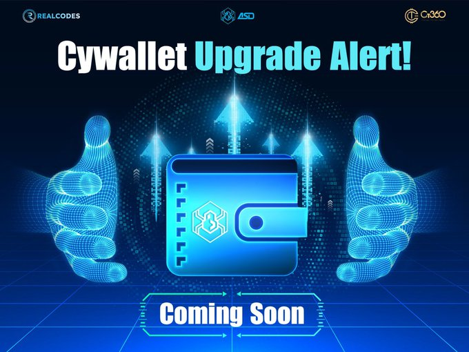 CT360_Project's tweet photo. 🔒 Cywallet Upgrade Alert!
New security features and smoother transactions coming soon. Sign up now to be among the first to experience it! 
#Cywallet #CT360 #CTO #CryptoSecurity https://t.co/0inEVtvjwh