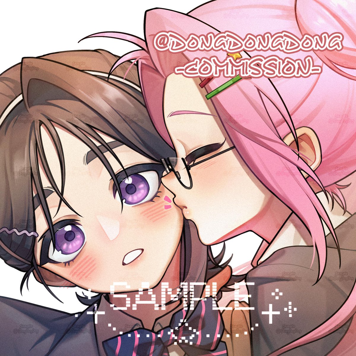 Changdong_233's tweet photo. 😘
#oc  #illustration  
#girlslove #glart #百合イラスト  
#artmoots https://t.co/1ctSGExlYb