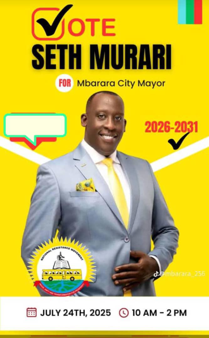 katosserusiba13's tweet image. To all our good people of Mbarara City, it’s time to make your voices heard!
Come this Thursday 24th July 2025, vote @SethMurari for Mbarara City Mayor.
Unlocking the Potential of Mbarara City.