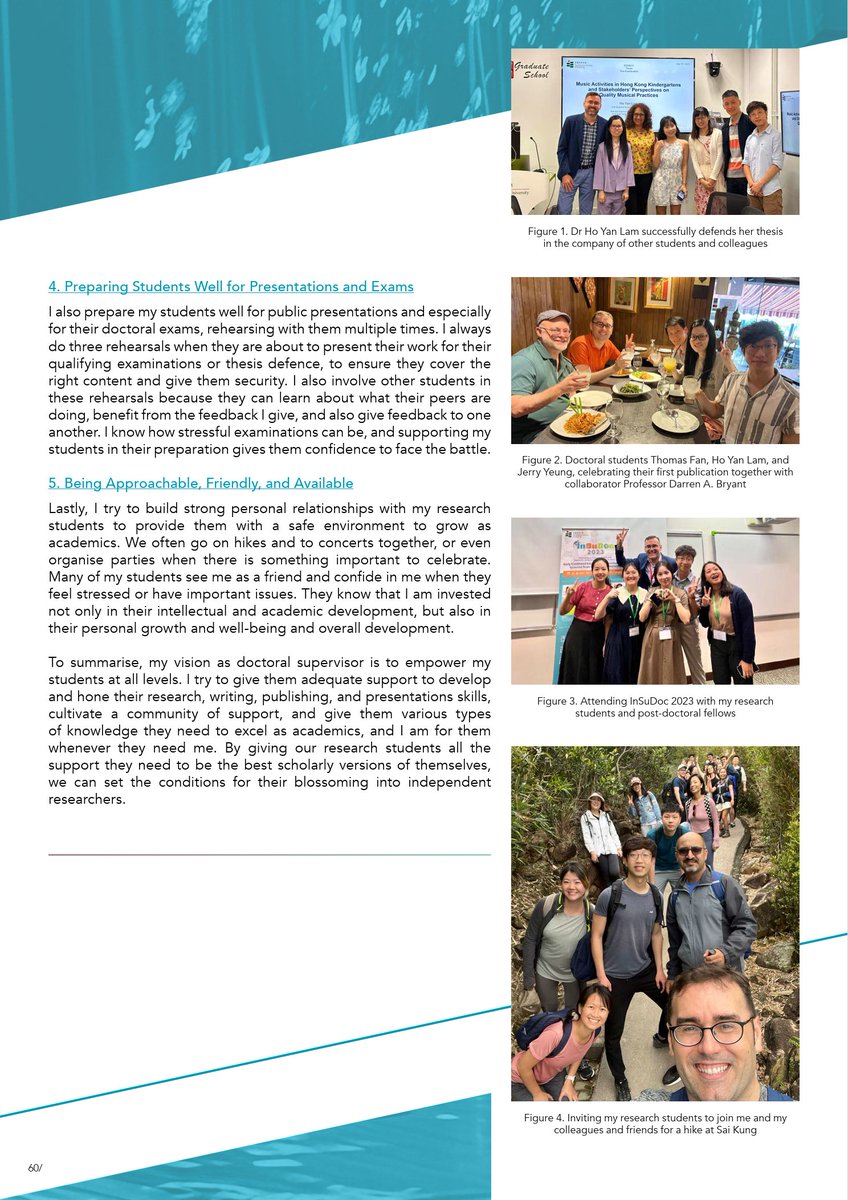 ECE_EdUHK's tweet image. "Supervising doctoral students is one of the most rewarding aspects of academia," says Dr. Alfredo Bautista (@Dr_A_Bautista). Discover his five approaches to academic advising in the latest issue of the EdUHK Learning and Teaching Newsletter: eduhk.hk/lt-newsletter/… #ECE #EdUHK