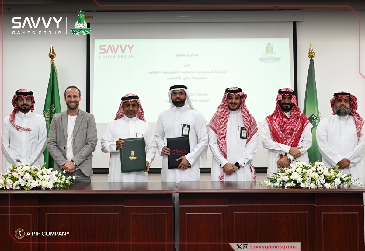 TG / صناعة الألعاب (@truegamingind) on Twitter photo الإعلان عن شراكة بين <a href="/SavvyGamesGroup/">Savvy Games Group</a> وجامعة الملك عبد العزيز في جدة لإطلاق برامج دبلوم في إنتاج الألعاب وإدارة الرياضات الإلكترونية
سيتم تدشين هذه البرامج بدءًا من العام الأكاديمي القادم الإعلان عن شراكة بين <a href="/SavvyGamesGroup/">Savvy Games Group</a> وجامعة الملك عبد العزيز في جدة لإطلاق برامج دبلوم في إنتاج الألعاب وإدارة الرياضات الإلكترونية
سيتم تدشين هذه البرامج بدءًا من العام الأكاديمي القادم