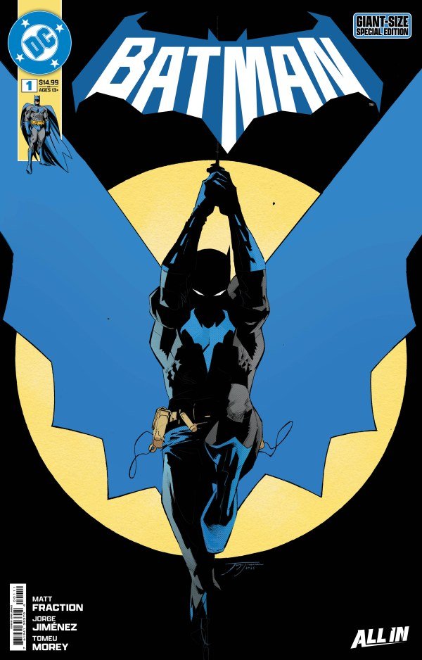 radar_comics's tweet image. El nuevo Batman de Matt Fraction y @JorgeJimenezArt también se publicará en versión GIANT-SIZE.
Un tamaño XXL para un relanzamiento histórico.
Podéis reservarlo ya en nuestra web, y también la versión foil del giant-size:
Reserva en: radarcomics.com/es/catalogo/co…