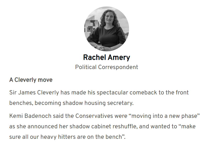 therachelamery's tweet image. Leading today's #TheSteamie morning politics newsletter from @TheScotsman is the shadow cabinet reshuffle.
Sign up for free: scotsman.com/newsletter
