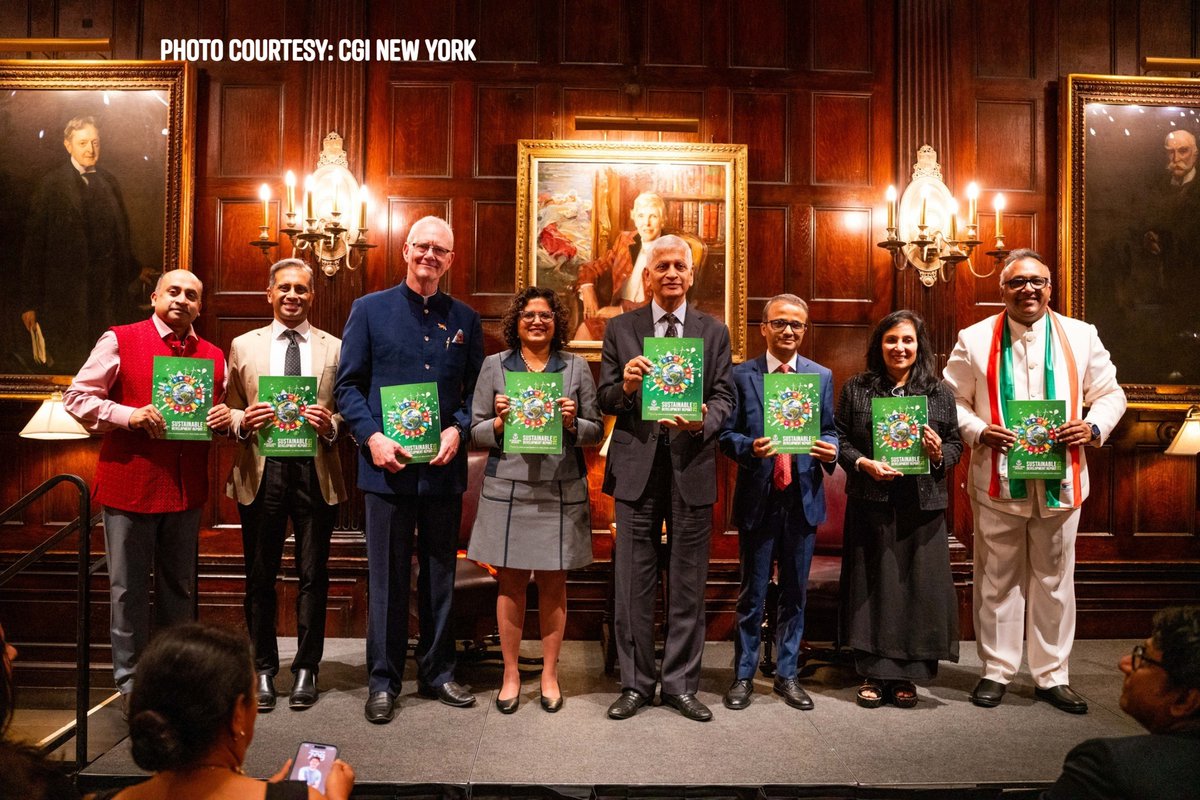 The Motwani Jadeja Institute for American Studies was officially inaugurated on July 19 by O P Jindal Global University in #newyorkcity. Consul General #BinayaPradhan hailed the Institute as “a timely and meaningful contribution to #IndiaUS strategic partnership."