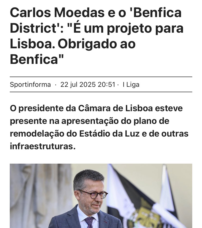 Alguém me explica esta loucura?

Carlos Moedas é o presidente da Câmara de Lisboa e vai falar a um evento de um projeto imobiliário que não foi aprovado pelos sócios e não foi licenciado pela autarquia?

É uma irresponsabilidade eleitoralista