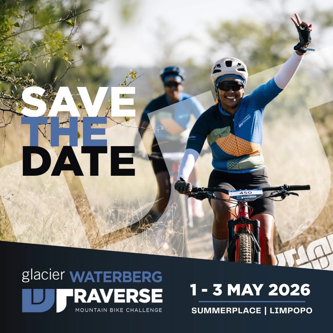 SAVE THE DATE for the 2026 #GlacierWaterbergTraverse!

The third edition of this unique event is coming—and it’s one you won’t want to miss.
From the relaxed vibe to the incredible trails of Summerplace Game Reserve, the experience is unlike any other.

#GlacierWaterbergTraverse