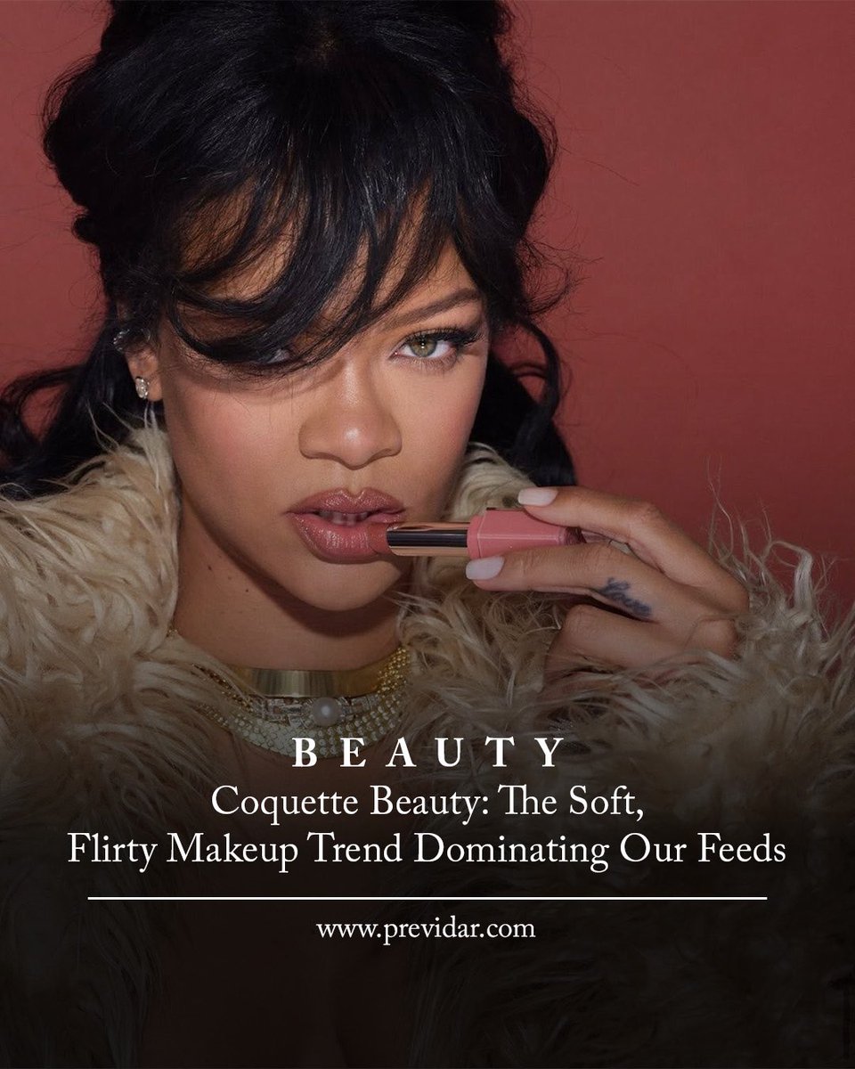 Previdar's tweet image. Soft blush, glossed lips, and just a hint of mischief. 💋✨ Coquette Beauty is the viral aesthetic serving doll-like glam with a side of softness. Think vintage romance, hyper-feminine charm, and flushed cheeks that say “I just fell in love.”

From the WBeauty matte lipstick to…