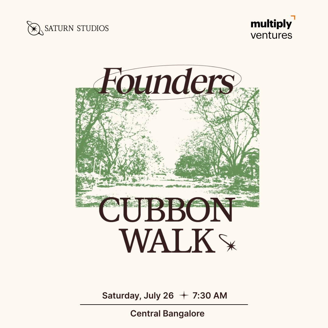 thesakshishukla's tweet image. We're completely booked out! Whoa.
But I want more folks to gain insights from Raveen Sastry (co-founded Myntra, Hoopos/Babyoye, and Nudgespot (Acq.), and now leads early-stage consumer investments at Multiply Ventures) - so I'm opening 3 spots.
DM or reply here, and I'll…