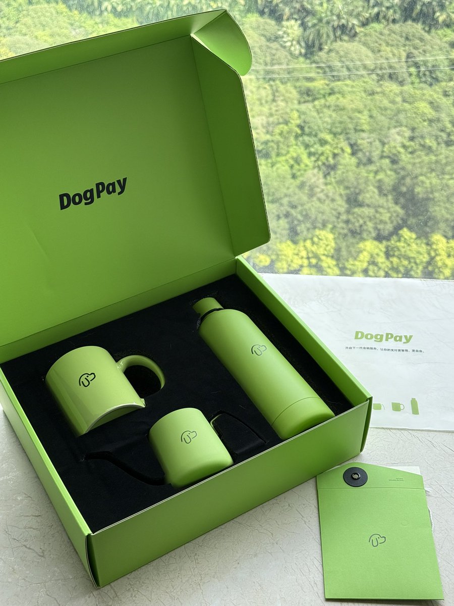 收到可爱小绿狗<a href="/DogPay_/">DogPay</a>