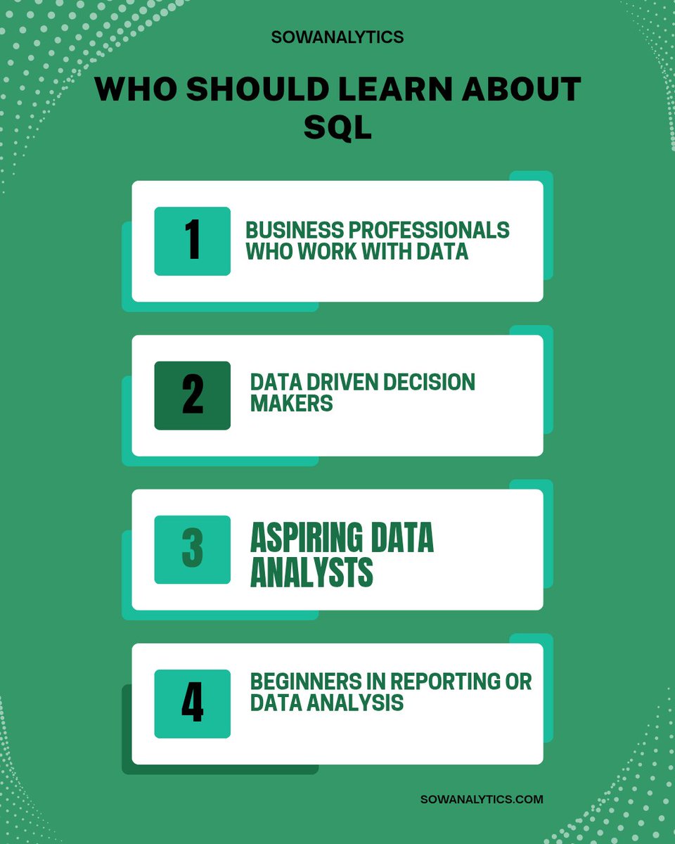 sowanalytics's tweet image. SQL language of data ! Message or link in bio for more course info📈