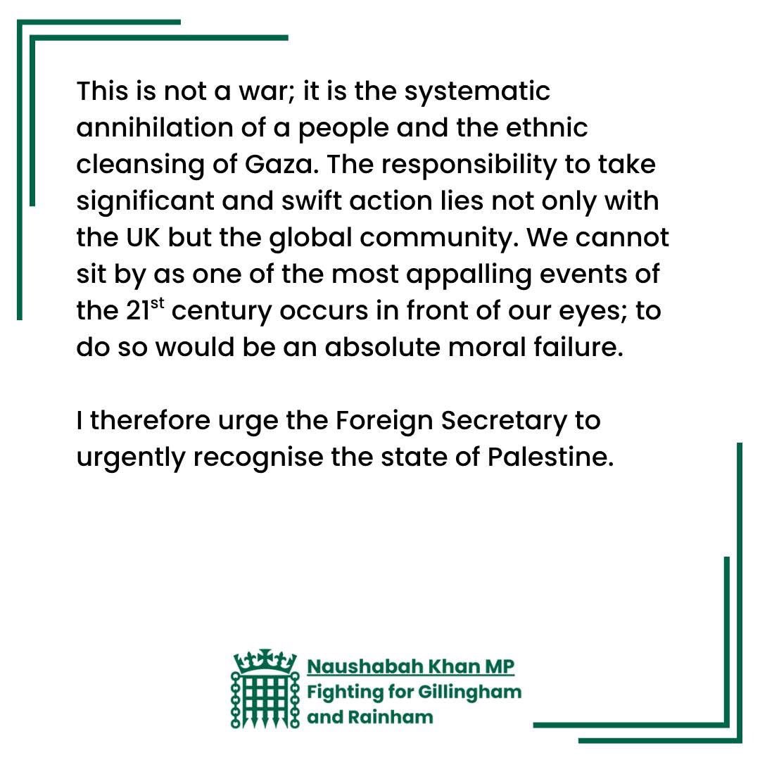My statement on Gaza