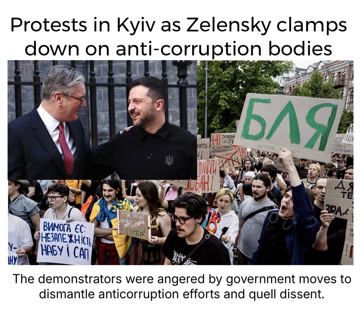 rj_abel's tweet image. Zelensky & corruption in the same sentence.
Who’d have thought it? 🤔