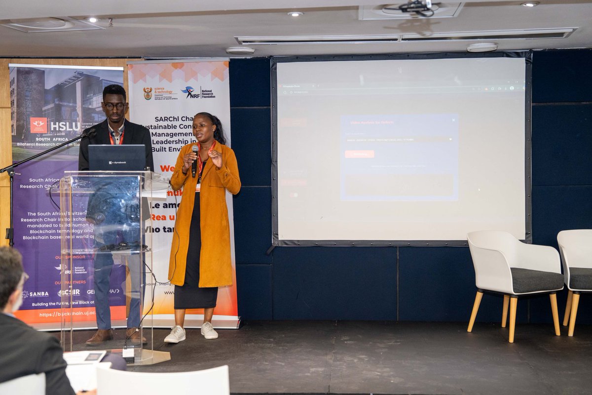 shscrc_UJ's tweet image. #yesterdaycollaborativesummit
 
#blockchaindemo Presentation and Use Cases 

To demonstrate the practical applications of blockchain technology in the construction industry, real-world blockchain-powered solutions were showcased. For the first demonstration, Ms. Bonolo Moraka