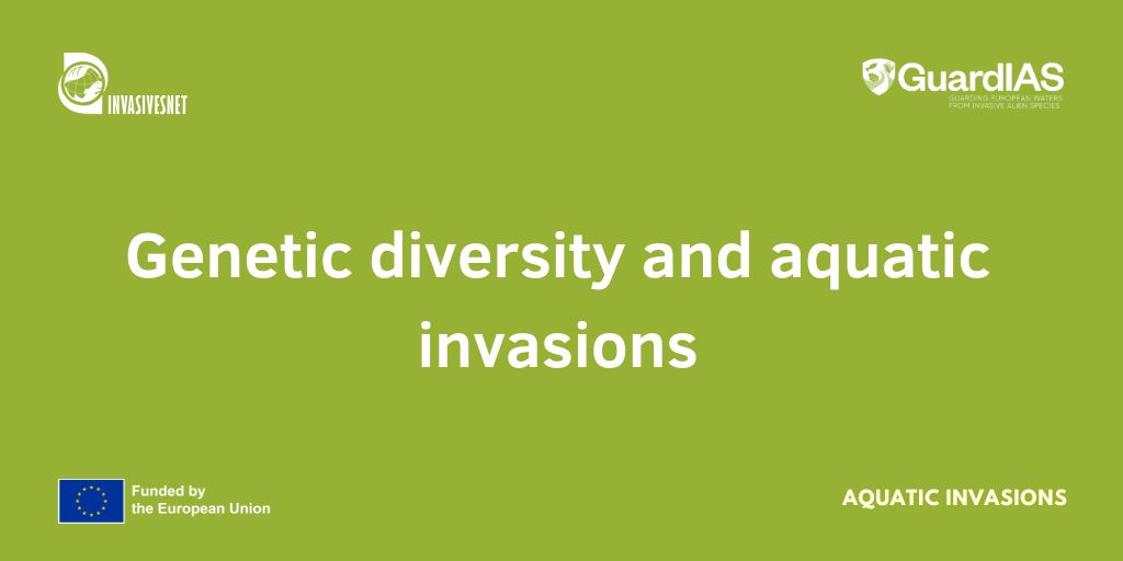 Invasivesnet's tweet image. Genetic diversity and aquatic invasions. The letter to the editor argues for an integrative approach when determining native ranges, combining genetic data with historical, ecological and biogeographical analyses. Open access article 👇  buff.ly/tB9jWZv
#INVASIVESNET #AI