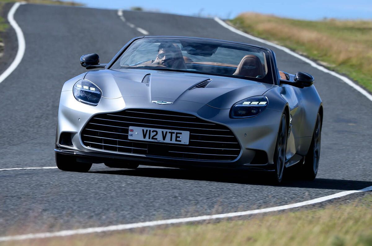 autocar's tweet image. REVIEW: Aston Martin's fastest, most powerful and most expensive open-top car offers everything we love about the coupe, just with more drama... buff.ly/08jyjE8