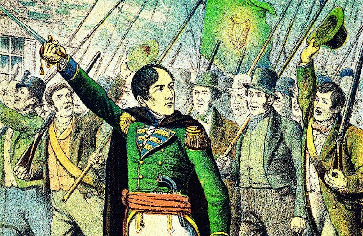 PowEireTube's tweet image. 🗡 Today in 1803 Robert Emmet was forced to start his rebellion early after being betrayed
Only 80 men showed up (mostly drunk) and only 20 by the end.
It was simply a 2 hour street fight
Emmet sacrificed himself for Ireland at only 25 years old