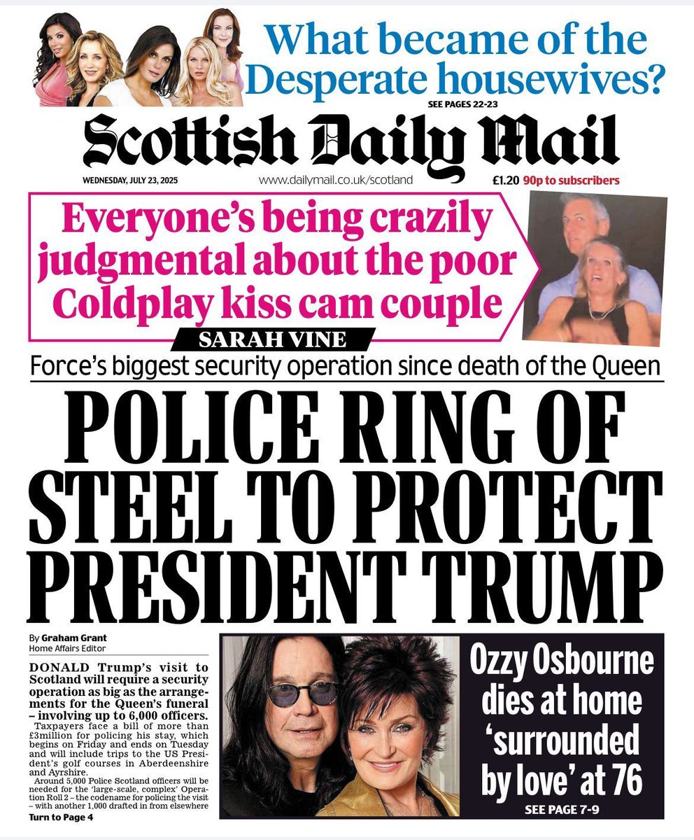GrahamGGrant's tweet image. 🗞️Today's Scottish Daily Mail front page #scotpapers Read more on @MailOnlineScot 👉 dailymail.co.uk/scotland/index…