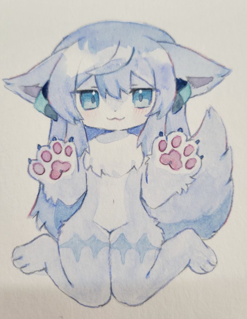 pem2p's tweet image. 下塗りから色鉛筆で仕上げる作業すき