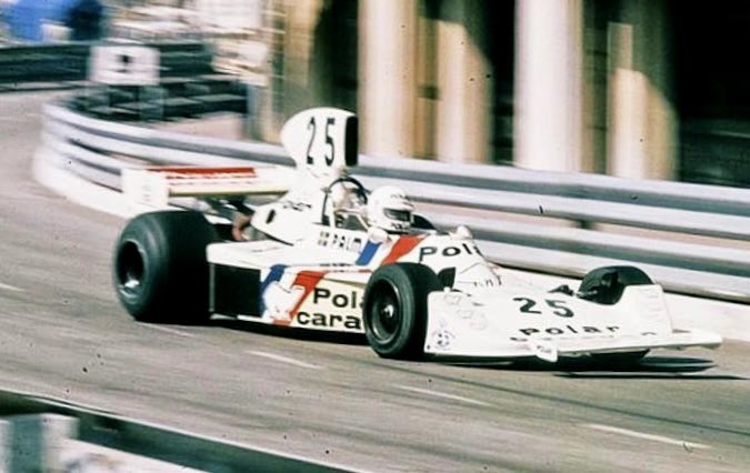 TheBishF1's tweet image. #HappyBirthday Torsten Palm, 78. A double champion in Swedish #F3 (β70 & β71) & a sometime #F2 driver in β73 & β74, he entered 2 #F1 GPs in a Hesketh 308 in β75, qualifying for his home race, the #SwedishGP, finishing 10th, & here pictured DNQ-ing at Monaco (pic by Luc Joly).