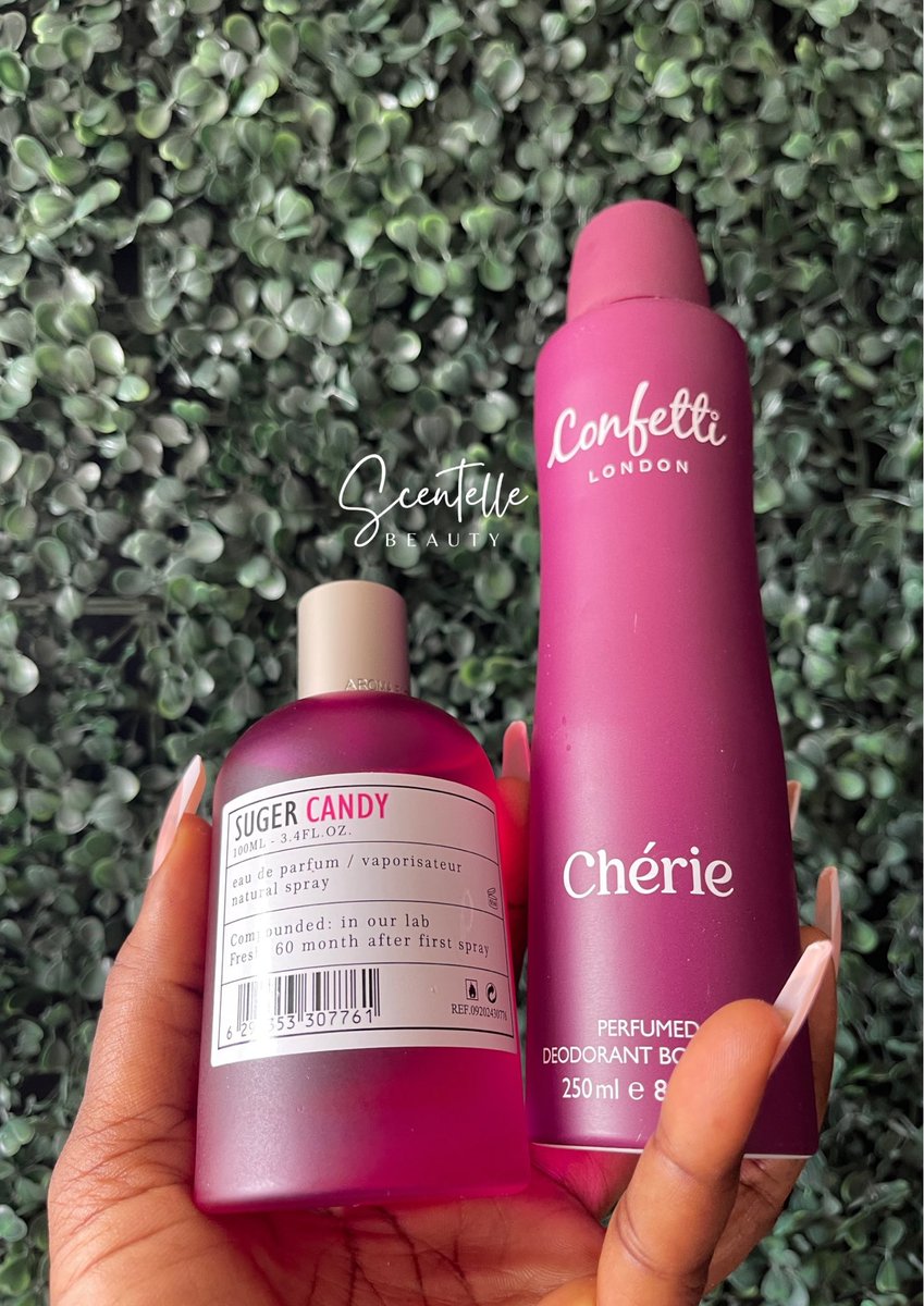 Scentellebeauty's tweet image. Sugar candy
Confetti Cherry body spray
๐ท๏ธ25,000 for both ๐ซ