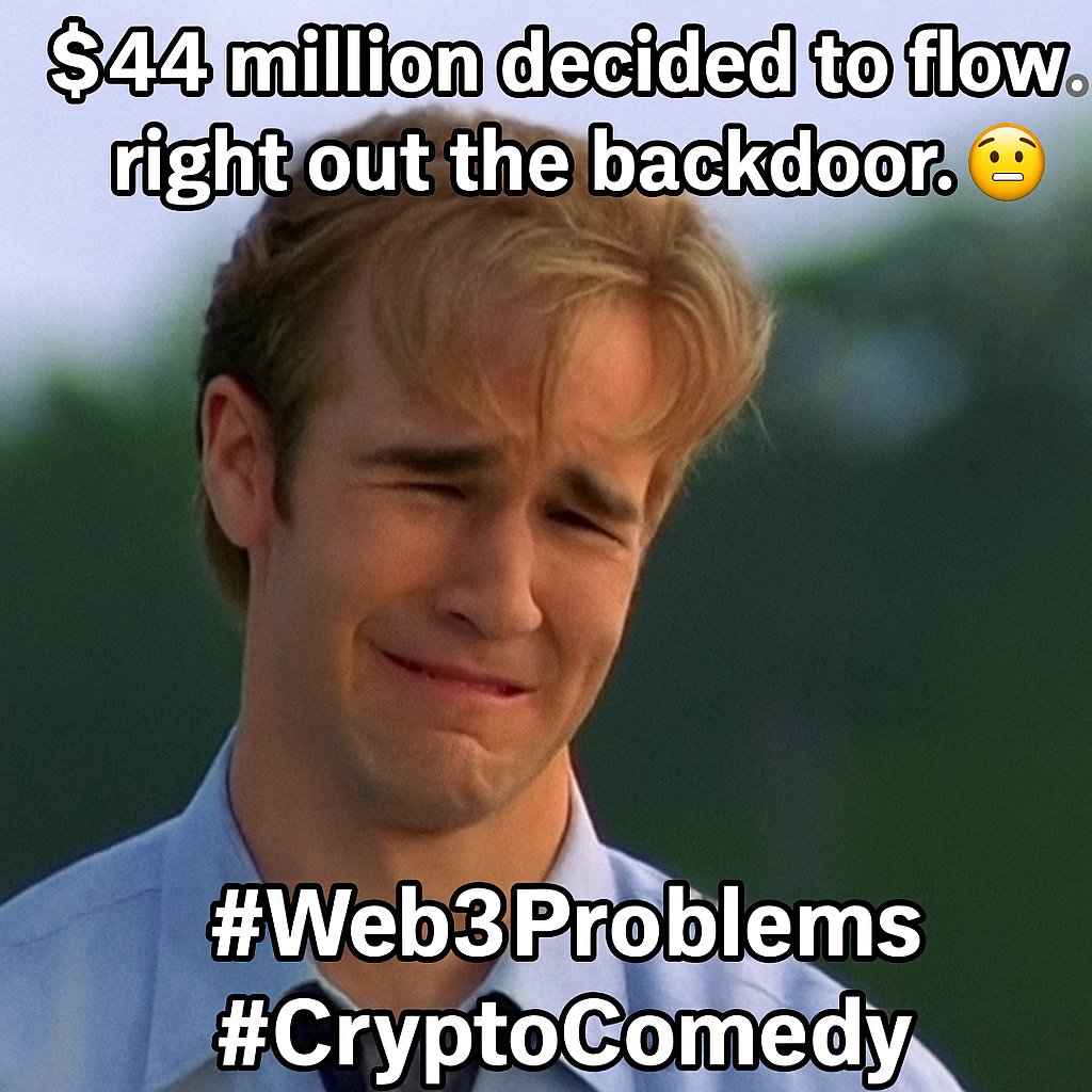 prvn_13's tweet image. 🚨 @CoinDCX  just redefined “liquidity.”
$44 million decided to flow… right out the back door. 😬
#Web3Problems #CryptoComedy