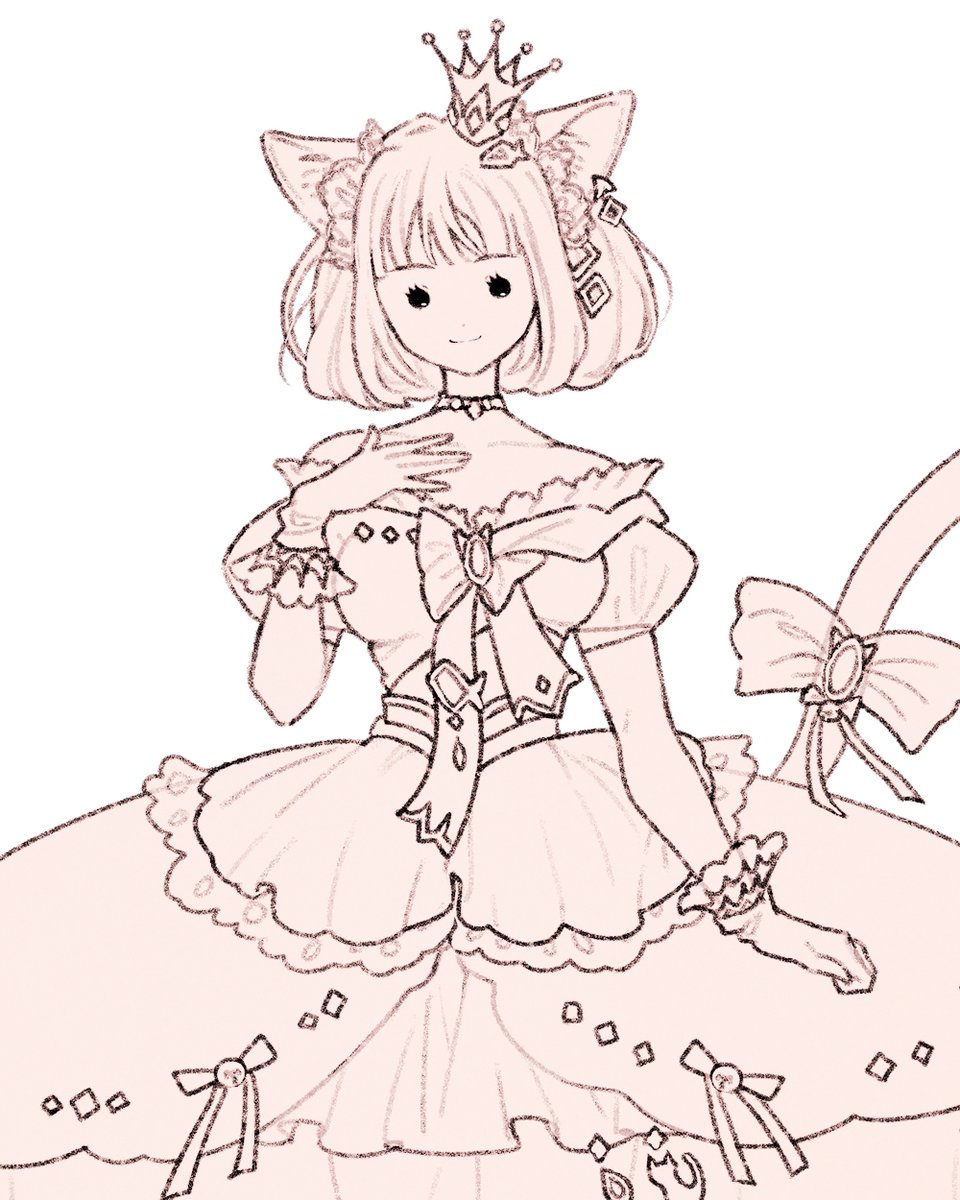 umina_neko's tweet image. お題絵wip🐈‍⬛