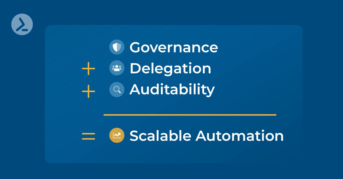 Script_Runner's tweet image. 🔒 Without governance, delegation, and auditability – it becomes a risk, not a solution.
In our latest blog post, we break down how to build scalable automation that’s secure, compliant, and controlled – without slowing your IT teams down.
📖 Full article:
hubs.ly/Q03ypLM60