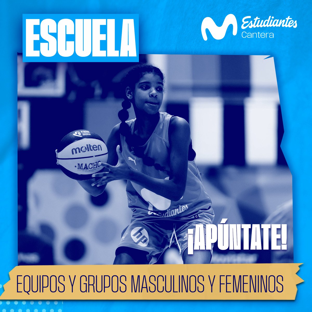MovistarEstu's tweet image. 🫣 ¿Sabías que tenemos escuelas por todo Madrid?
¡No dudes en apuntarte!
🏀 4 a 17 años
➕ info 👇
movistarestudiantes.com/inscripciones-…