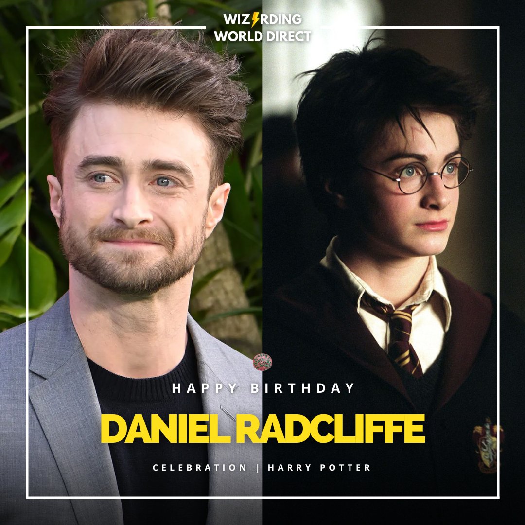WW_Direct's tweet image. Happy birthday to Daniel Radcliffe who portrayed Harry Potter in the HARRY POTTER films! 🎂⚡️