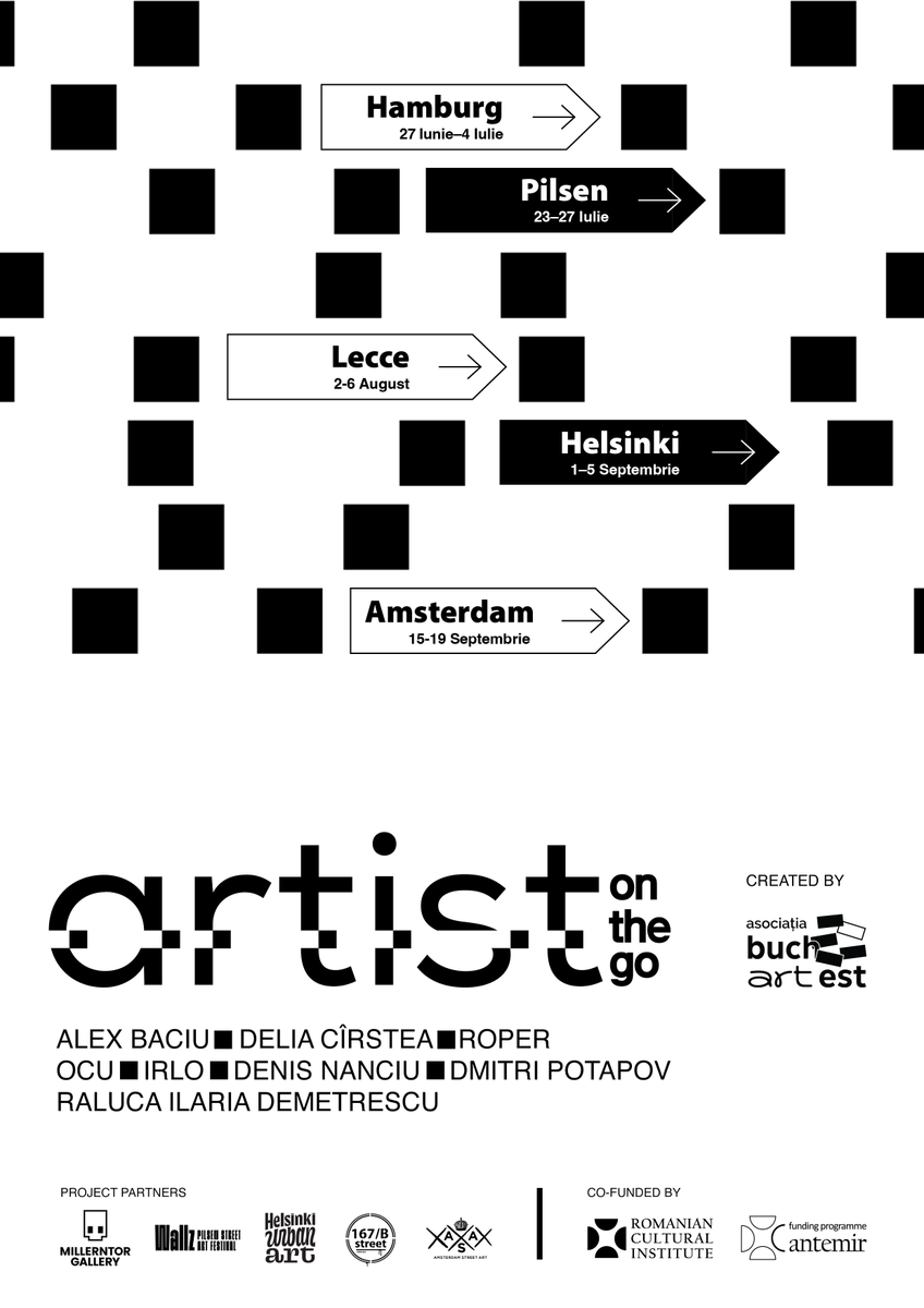 „Artist on the Go” – schimb cultural cofinanțat de ICR prin Programul CANTEMIR. Detalii: shorturl.at/6Ou71