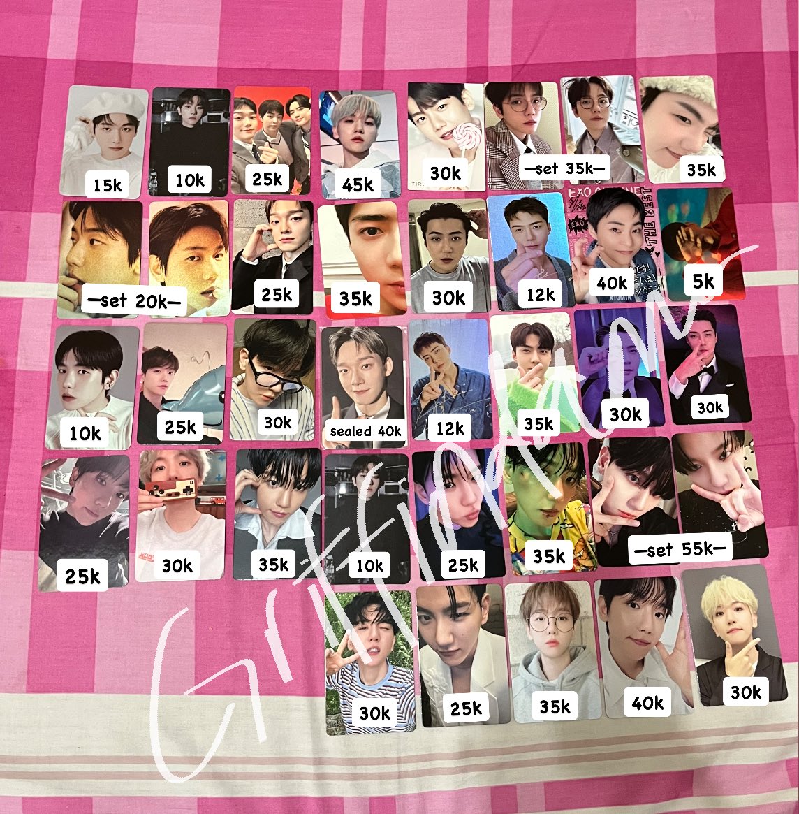 griffindamn's tweet photo. want to sell all about exo

•co event oren
•harga exclude adm oren (bisa splitpay)
•pc minimal take 2‼️
•condi &amp; more info dm

📍jakarta, indonesia

tag. wts jual photocard photo card sehun baekhyun suho junmyeon chen jongdae xiumin minseok jajan murah 엑소 포카 백현 세훈 https://t.co/KZjKJlA8JU