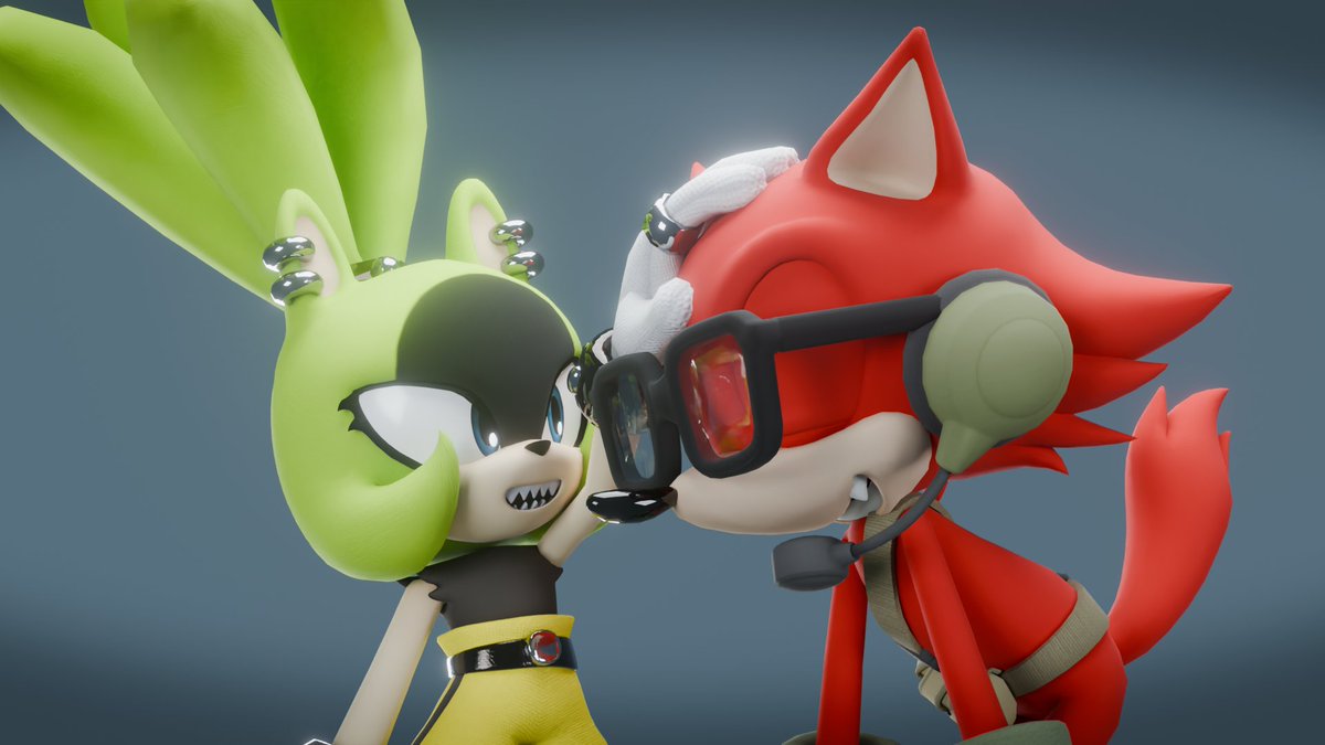 Weegi_man's tweet image. It seems that gadget also loves head pats 

#blender #blender3D #b3d #SonicTheHedgehog #surgethetenrec #gadgetthewolf